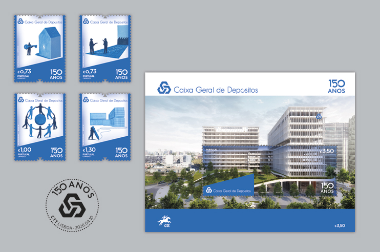 5 selos caixa geral de depósitos