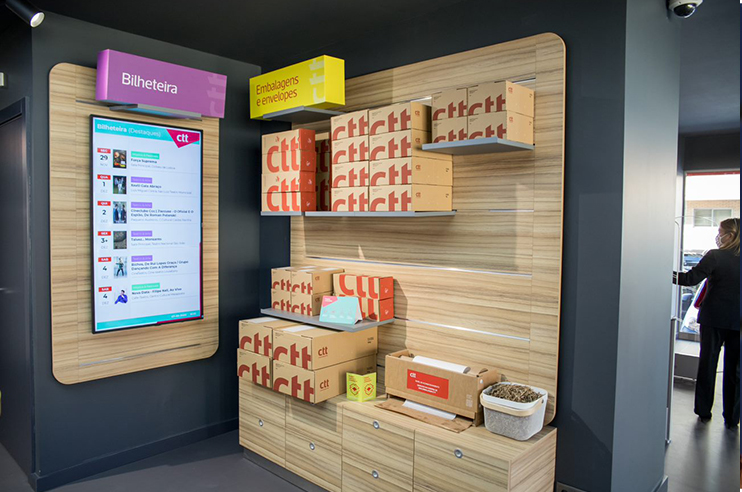 CTT Store - New Concept Ticket Office and Packaging