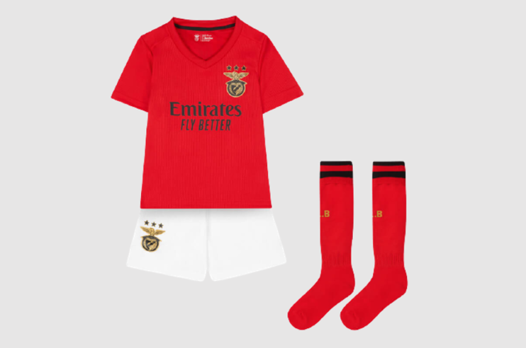 Réplica Mini Kit Principal SL Benfica 2020 2021