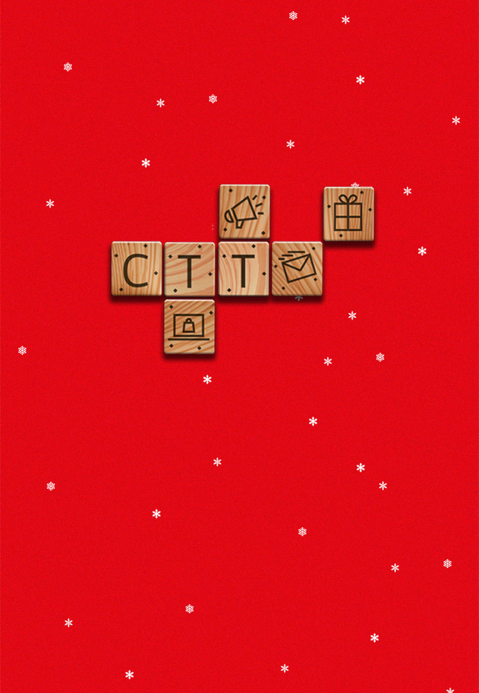 peças de jogo sobre um fundo natalicio com estrelas brancas