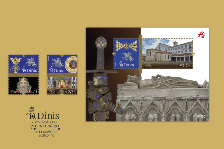 selos com imagem do mosteiro de odivelas