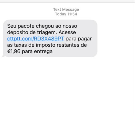 phishing sms