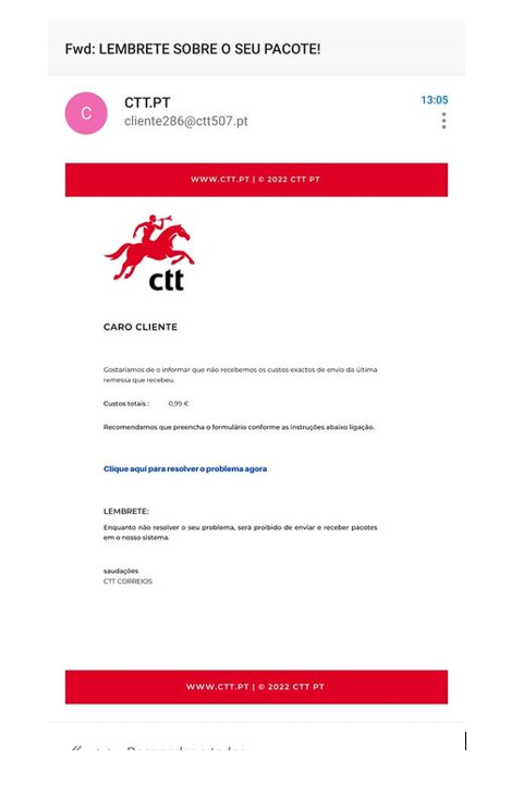novo alerta