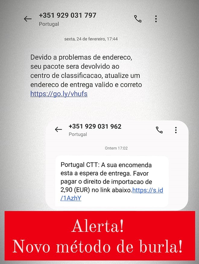 phishing direito de importação