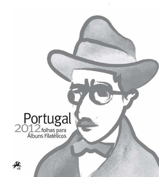 Folhas de Álbum com Selos e Etiquetas 2012