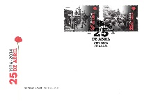 Sobrescrito 1º Dia c/ série (FDC) 25 Abril - 40 Anos