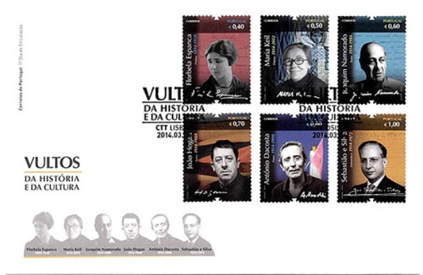Sobrescrito 1º Dia c/ Série Vultos da História e da Cultura