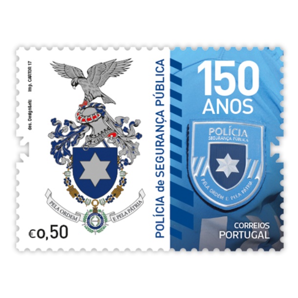 Selo Polícia de Segurança Pública - 150 Anos