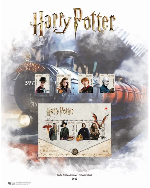 Folha do Colecionador Harry Potter