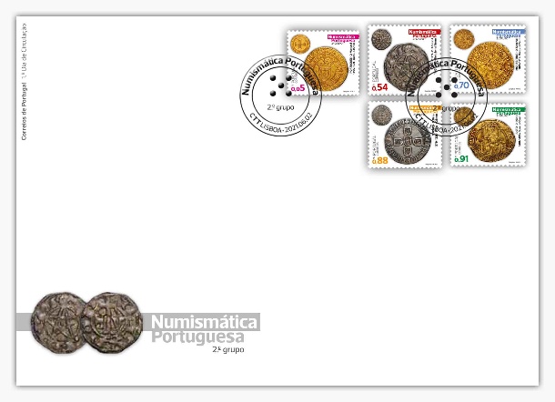 Sobrescrito 1º Dia com Série Numismática