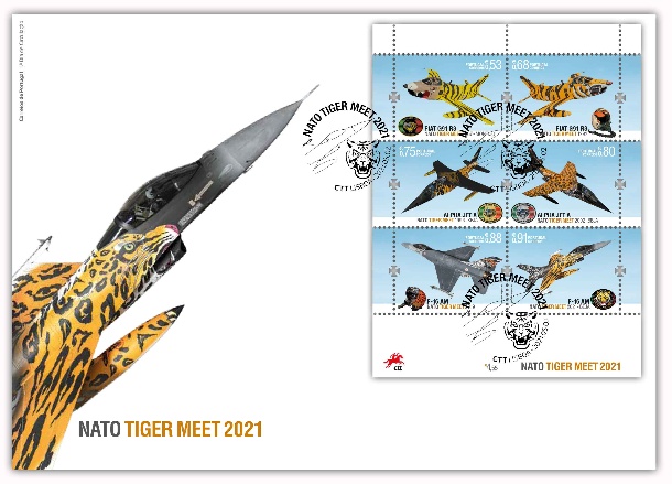 Sobrescrito 1º dia com Folha Especial Tiger Meet