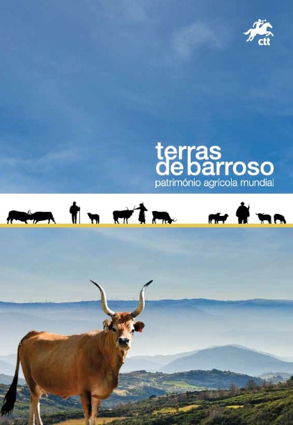 Pagela com Série e Bloco Terras de Barroso