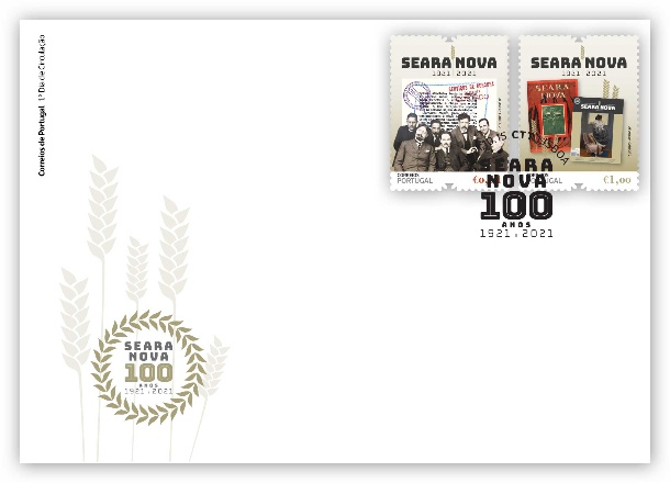 Sobrescrito 1.º dia com Série Seara Nova 100 Anos