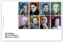 Sobrescrito 1º dia com Série Vultos da História