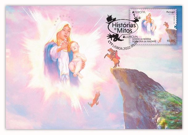 Bilhete Postal Máximo Europa 2022 Continente