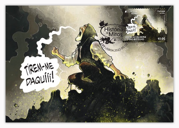 Bilhete Postal Máximo Europa 2022 Açores