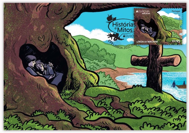 Bilhete Postal Máximo Europa 2022 Madeira