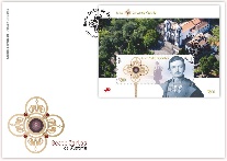 Sobrescrito 1.º Dia com Bloco Beato Carlos Áustria