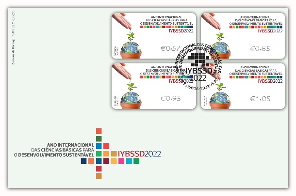 Sobrescrito 1º Dia Etiquetas Ano Internacional