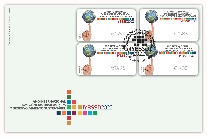 Sobrescrito 1º Dia Etiquetas Ano Internacional