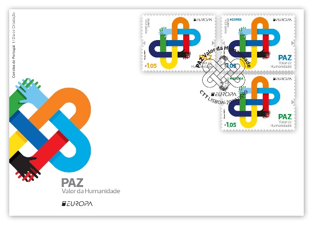 Sobrescrito 1.º Dia com Série Europa 2023  - Paz
