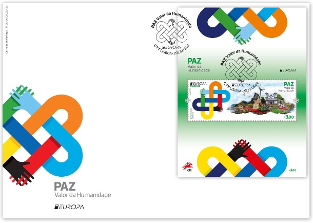 Sobrescrito 1.º Dia com Bloco Madeira Europa 2023