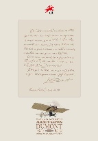 Pagela com Série Alberto Santos Dumont