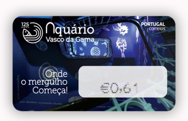 Etiquetas 125 Anos Aquário Vasco da Gama - Escada