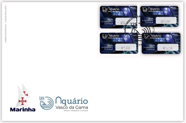 FDC Etiquetas Aquário Vasco da Gama - Escada 