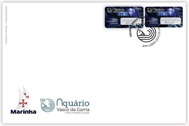 FDC Etiquetas Aquário Vasco da Gama - Escada CA