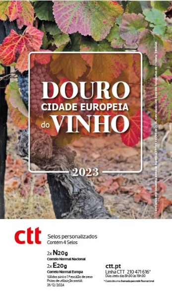 Selos Personalizados Douro Capital Europeia Vinho