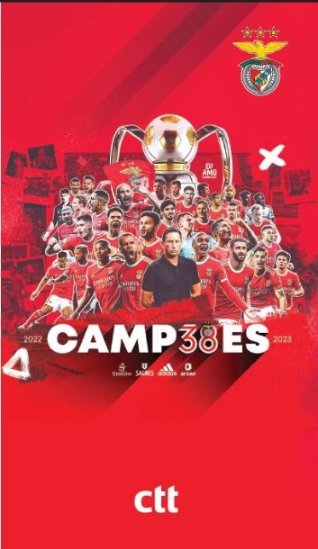 Selos Personalizados Benfica 38 Campeões