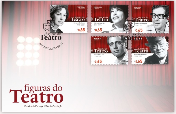 Sobrescrito 1.º Dia com Série Figuras do Teatro