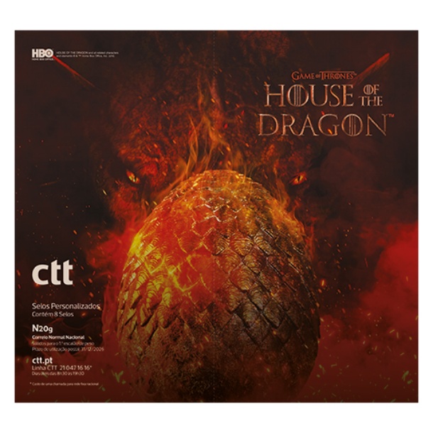 Booklet Selos Personalizados House of Dragons