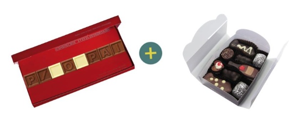 ChocoTelegram - P/O PAI + Cx Sweet 15 Fig e Bombons de Chocolate