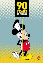 Pagela com Série e Bloco Mickey - 90 Anos