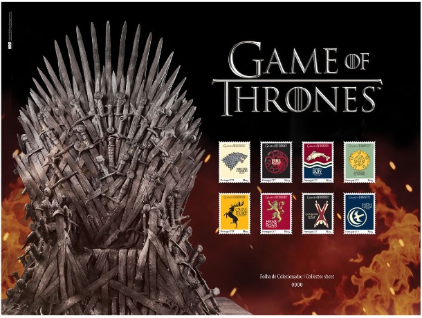 Folha do Colecionador Game of Thrones