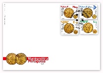Sobrescrito 1.º dia Numismática Portuguesa - 3.ºg