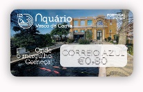 Etiquetas Aquário Vasco da Gama - Fachada CA