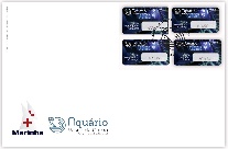 FDC Etiquetas Aquário Vasco da Gama - Escada 